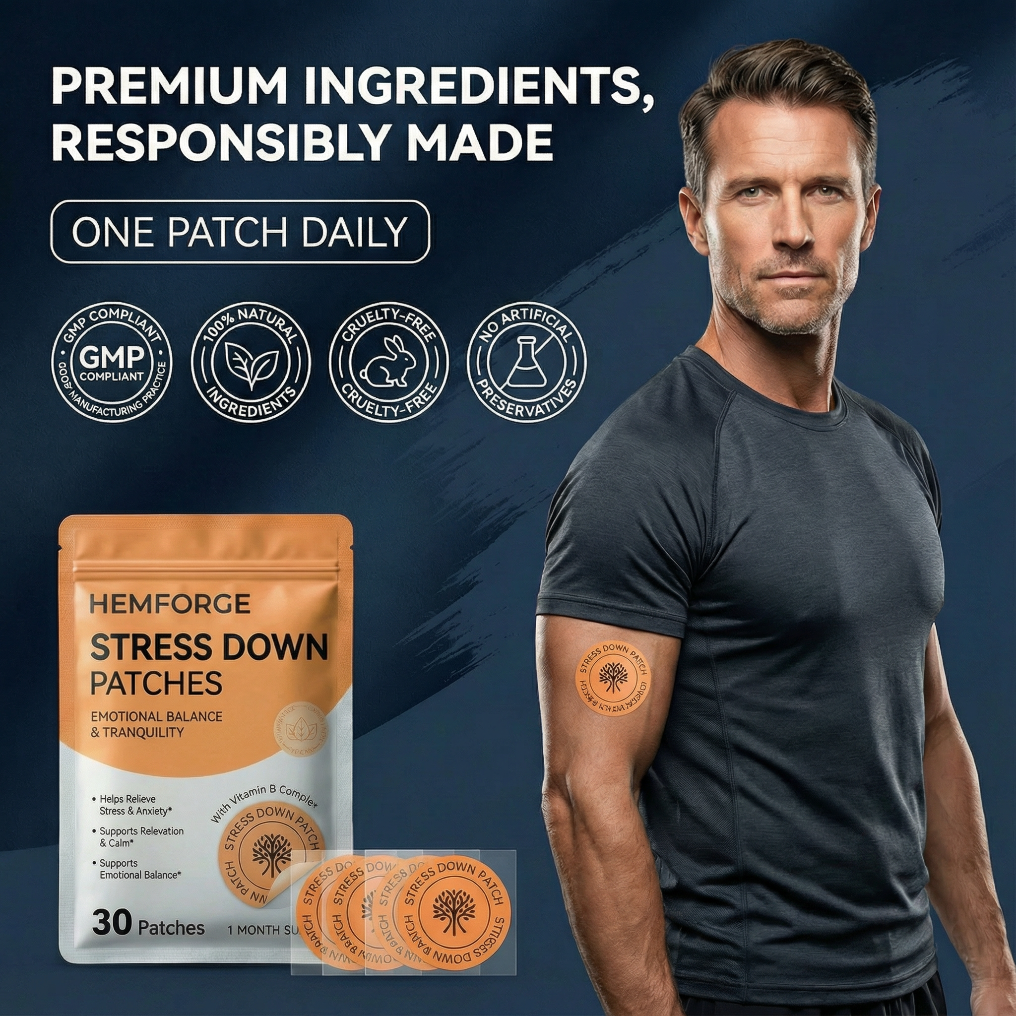 HEMFORGE™ - Stress Down Patches